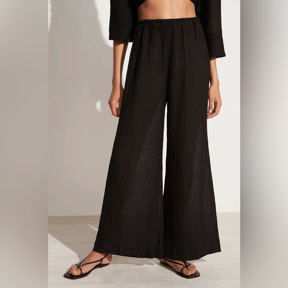 Soho Black Wide-Leg Pants - Euc